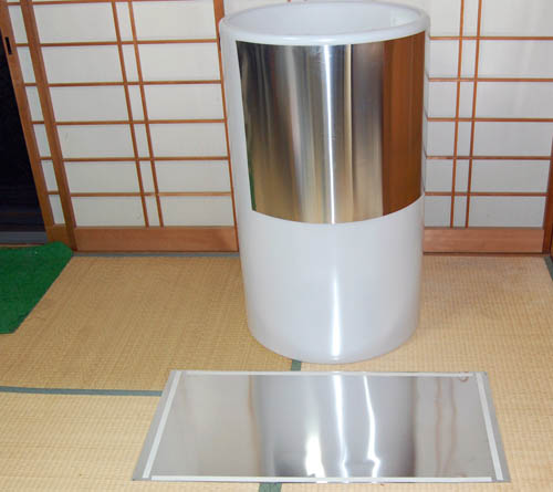 シリンダ用アルミ板の様子