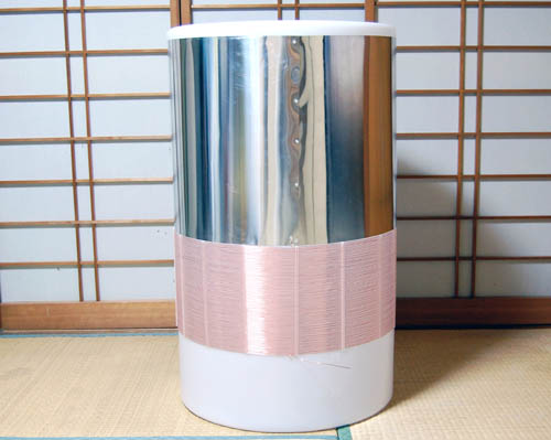 共振コイルを巻く